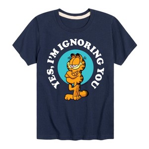 Boys' - Garfield - Ignoring You Short Sleeve Graphic T-Shirt - 1 of 4