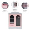 Olivia's Little World Polka Dots Princess Toy Closet with Hangers for 18" Dolls - Gray/Pink - 3 of 4