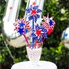 4E's Novelty Patriotic Pinwheels 12 Pack - Party Favors for Kids & Adults, July 4th Wind Spinners - American Flag-Themed for Outdoor Decorations - 4 of 4