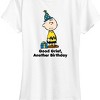 Women's - Peanuts - Good Grief Another Birthday Short Sleeve Graphic T-Shirt - 2 of 4