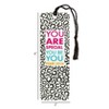 Dicksons You are Special to Be You Animal Print Black 6 inch Paper Tussled Bookmark Pack of 12 - 3 of 4
