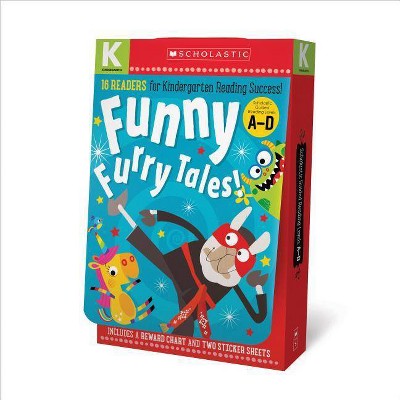 Funny Furry Tales A-D Kindergarten Reader Box Set: Scholastic Early Learners (Guided Reader) - (Mixed Media Product)