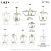 Livex Lighting Devonshire 1 - Light Pendant in  Antique Brass - 4 of 4