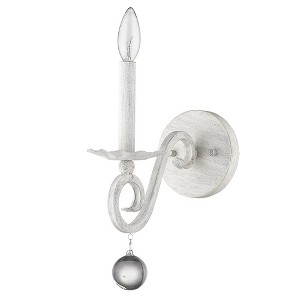 Acclaim Lighting Callie 1 - Light Sconce in  Country White - 1 of 2