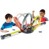 Hot Wheels Roto Revolution Track Set – Motorized Rotating Head-to-Head Crash Arena with Dual Launchers, Skill-Based Racing Action & 2 Cars - 3 of 4