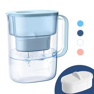 Waterdrop Water Filter Pitcher with 1 Filter,Blue - 1 of 4