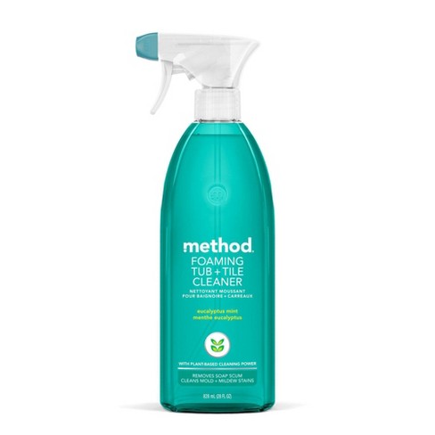 Method Eucalyptus Mint Cleaning Products Foaming Bathroom Cleaner Spray  Bottle - 28 fl oz