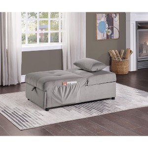 NicBex Modern Convertible Lift-Top Tufted Button Ottoman Bench with Pull-Out Bed,Solid Wood Storage Bench for Bedroom,Entrance - 1 of 4