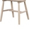 Royal Hampton Side Dining Chair Set of 2, Spindle Back, Tapered Legs, White Oak Wood - 4 of 4