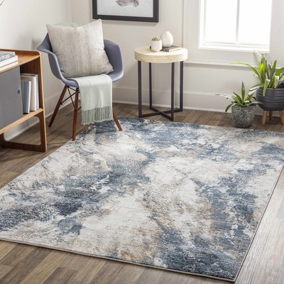 Hauteloom Napierville Blue Marble Rug