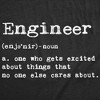 Mens Engineer Definition T Shirt Funny Sarcastic Science Tee - Crazy Dog Men's T Shirt For the Office - 2 of 4
