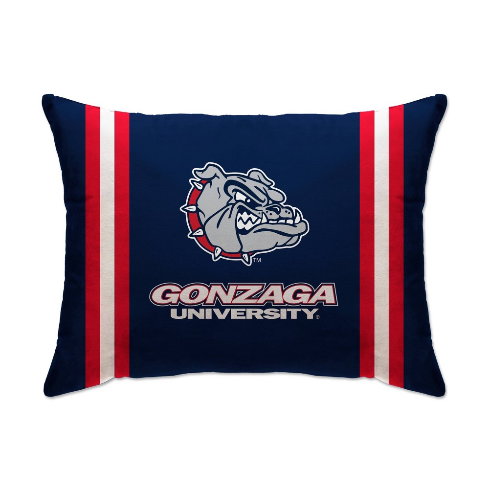Photos - Pillow NCAA Gonzaga Bulldogs Standard Stripe Logo Bed 