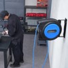 VEVOR Retractable Extension Cord Reel, 80 FT, Heavy Duty 12AWG/3C SJTOW Retractable Power Cord with Lighted Triple Tap Outlet, Black - 2 of 4