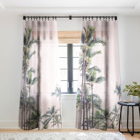 palm tree curtains bedroom