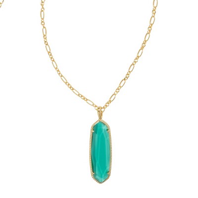 Kendra Scott Cat s Eye Eleanor Clear Glass 14k Gold Over Brass
