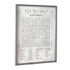 The Lakeside Collection Funny Bathroom Wall Art - Word Search - 4 of 4