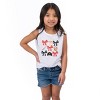 The Juniper Shop Coquette Baseball Red Chart Toddler Tank - 2 of 4