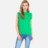 Anna-Kaci Women's Sleeveless Knit Sweater Top with Fringe Shoulder Detail - 4 of 4
