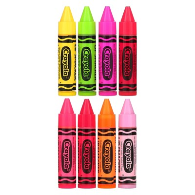 Lip Smacker Crayola, Lip Balm, Party Pack, 8 Pack, 0.14 Oz (4 G) Each ...