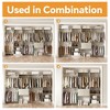 Besiost Freestanding Closet System with 8 Hannging Rods and Drawers, Hanging Closet Organizer with 10 Shelves - 3 of 4