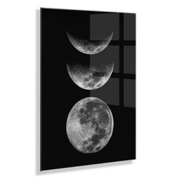 23" x 31" Mod Moon 'Its Just a Phase' Floating Acrylic by The Creative Bunch Studio - Kate & Laurel All Things Decor