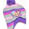 Paw Patrol Girls Winter Hat and 2 Pair Mittens or Gloves Set, Kids Ages 2-7 - 2 of 4