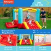 Fisher-Price Bouncemania Inflatable Mega Bouncer with 50 Piece Play Balls, 11 Bounce Stakes, Storage Bag, Blower, and Repair Kit, Multicolor - 3 of 4