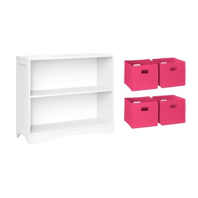 Riverridge Kids' Playroom Horizontal Toy Organizer Bookshelf With Open ...