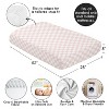 Sweet Jojo Designs Girl Baby Fitted Crib Sheet Gingham Checkered Plaid Pink and White - 4 of 4
