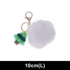 Unique Bargains Christmas Keychain with Double Ring and Lobster Clasp Alloy Plush 1 Pc - 2 of 4