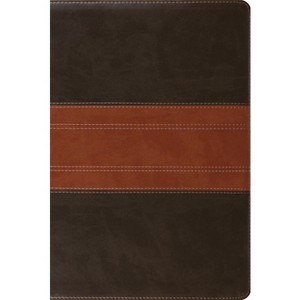 ESV Study Bible, Personal Size (Trutone, Forest/Tan, Trail Design) - (Leather Bound) - 1 of 1
