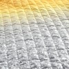2pc Twin Glitter Ombre Metallic Print Kids' Quilt Set Yellow/Gray - Lush Décor: Kids Bedding, Teen Room Decor, Microfiber - 4 of 4