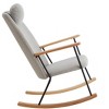 Maliang Adjustable Headrest Pillow Rocking Chair, for Nursery, Bedroom, Living Room - 3 of 4