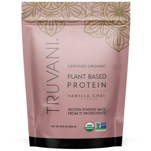 Truvani Organic Plant Based Vegan Protein Powder - 1 of 4