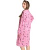 Just Love Womens Nightgown - Long Sleeve Henley Oversized Sleepwear Gown - 2 of 3