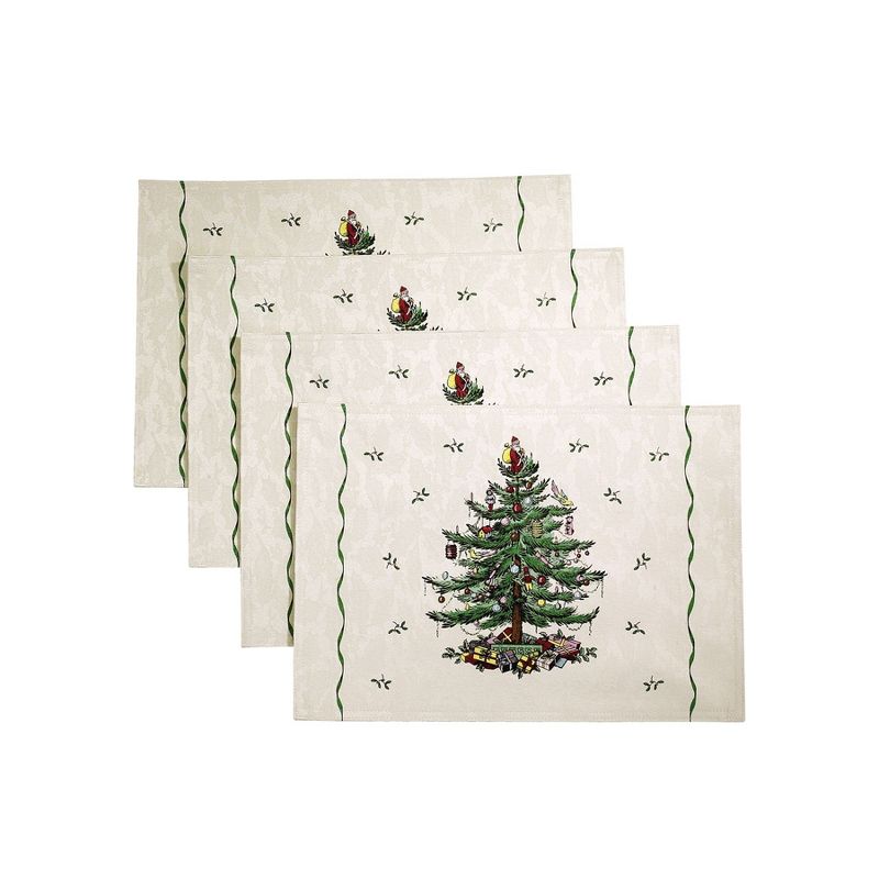 Avanti Linens Spode Tree Green 52 x70 Tablecloth, 3 of 4