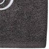 Avanti  Granite with Silver Script Monogram Bath Towel Letter   T - 3 of 3