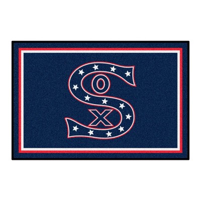 MLB Chicago White Sox 4'x6' 1917 Retro Collection Plush Area Rug