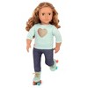 Our Generation Isa with Storybook & Outfit 18" Posable Cooking Doll - 3 of 4