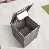Hrinhom Outdoor Rattan Set,4-Piece Patio Set With Cushions - 4 of 4