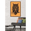 Trends International Rachel Caldwell - Warrior Owl On Orange Framed Wall Poster Prints - 2 of 4