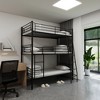 Okak Industrial Triple Bunk Bed, Mutifunction Loft Bed With Detachable Function, Kids Bunk Beds for Living Room, Dormitory - 2 of 4