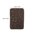 Unique Bargains Cobblestone Pattern Bathroom Rugs Polyester Bath Mat Machine Washable Brown 23.62"x15.75" - 4 of 4