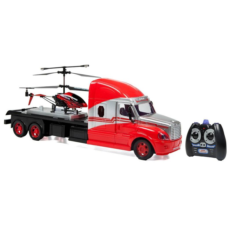 World Tech Toys Mega Hauler Remote Control Gyro Helicopter and Truck 3.5&#34;- 2pk, 3 of 4