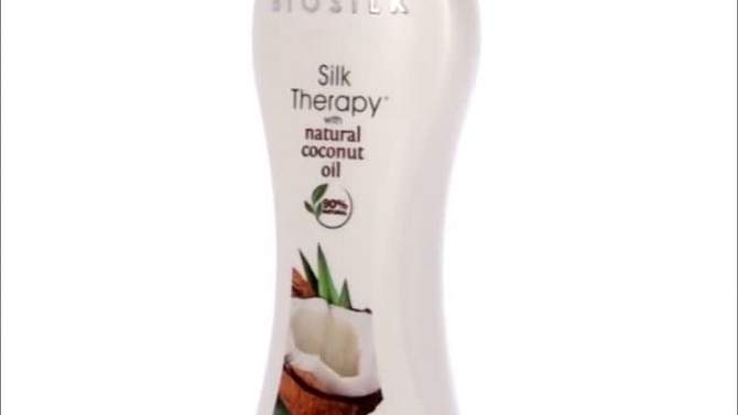 Biosilk Silk Therapy with Organic Coconut Oil Moisturizing Shampoo, 4 of 5, play video