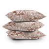 20"x20" Deny Designs Valentina Ramos Rachel Mocha Square Outdoor Throw Pillow White - 4 of 4