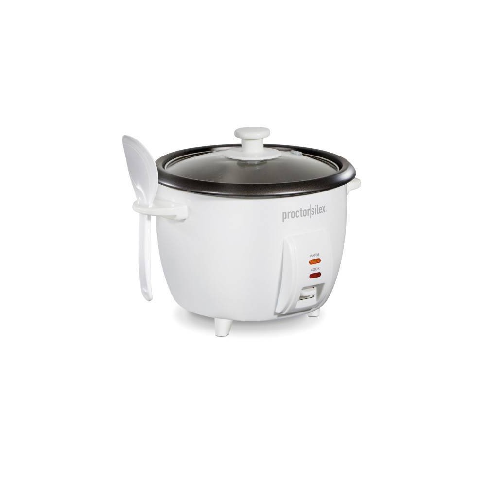 Proctor Silex 10 Cup Rice Cooker & Steamer White 37533G