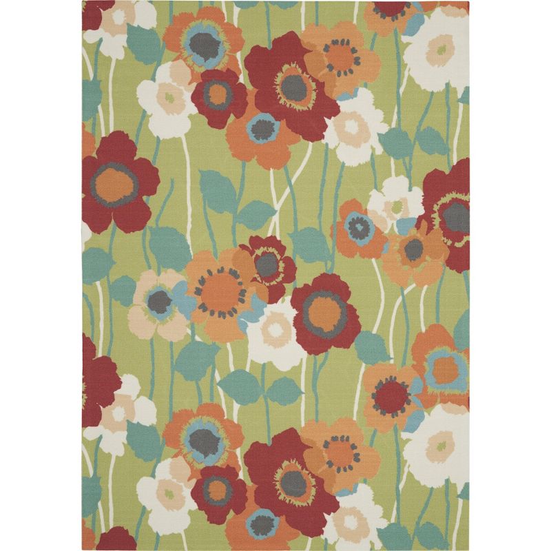 Waverly Sun & Shade "Pic-A-Poppy" Bluebell Indoor/Outdoor Area Rug by Nourison, 1 of 14