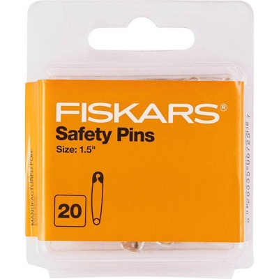 Fiskars 20pc 1.5 Quilting And Craft Safety Pins : Target