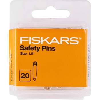 NiftyPlaza Large Safety Pins, Size 1-1/2, 500 Safety Pins, Nickel